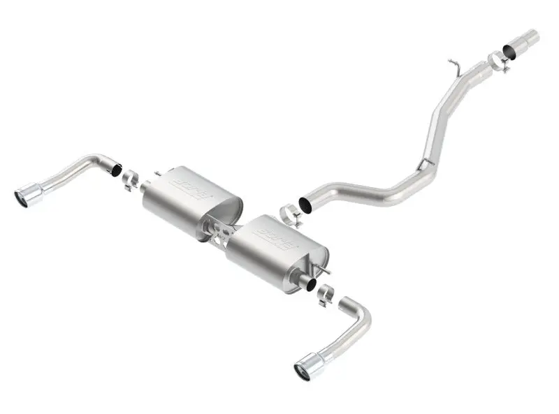 Borla S-Type Cat-Back Exhaust For 2014–2016 Audi A3 Quattro 2.0L Turbo – Single-Split Rear Exit 1