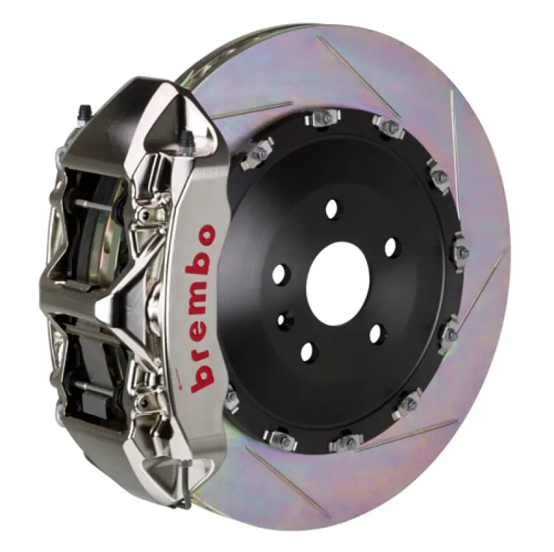 Brembo 07-13 X5 Front Gtr Bbk 6 Piston Billet 405X34 2Pc Rotor Slotted Type1 - Nickel 1