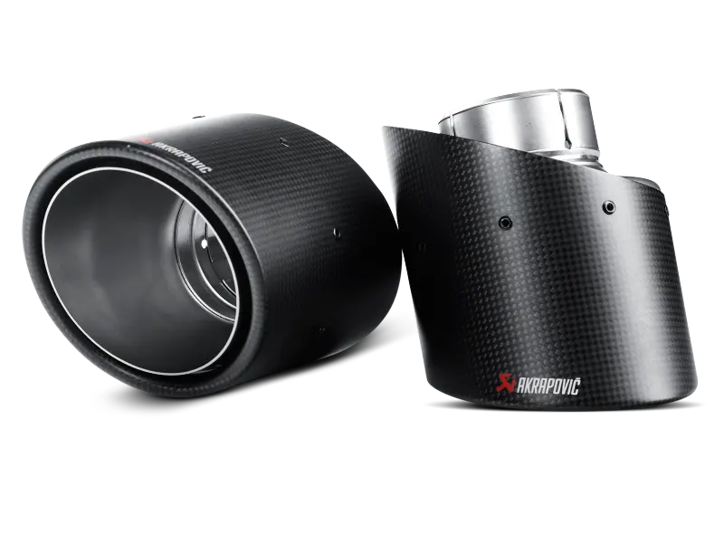 Akrapovič Carbon Fiber Tail Pipe Set For 2009–2016 Volkswagen Scirocco R 1