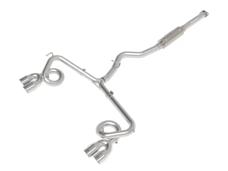Afe Power Takeda Stainless Steel Cat-Back Exhaust – 3" Inlet To 2.5" Outlet, Polished Tip, Fits Subaru Wrx/Sti (2015–2021) 1