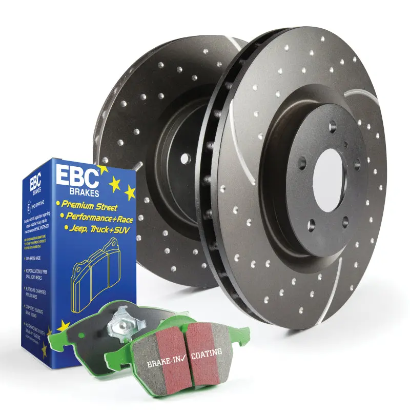 Ebc Greenstuff Brake Pad And Gd Rotor Kit For Chevrolet S10 1