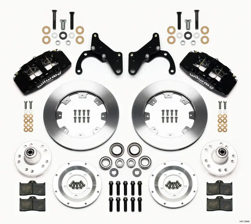 Wilwood Dynapro-6 Front Hub Conversion Kit – 12.19" Rotor, Fits 1969–1970 Impala Drum-To-Disc And 1969–1982 Corvette 1