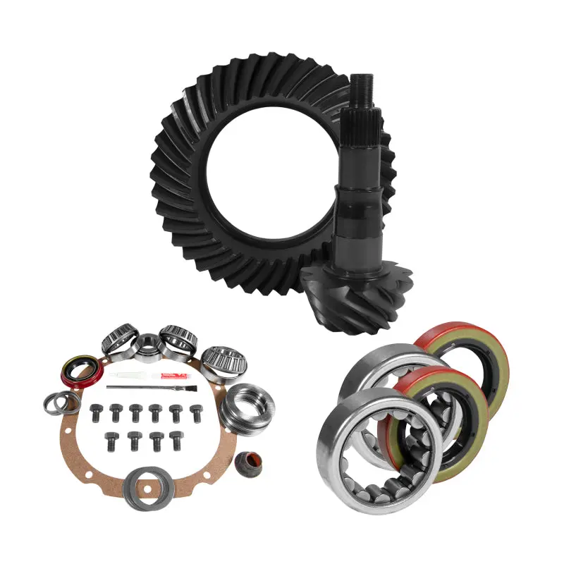 Yukon 8.8” Ford Rear Axle Ring & Pinion Install Kit – 3.55 Ratio, Includes 2.53” Od Bearings & Seals 1