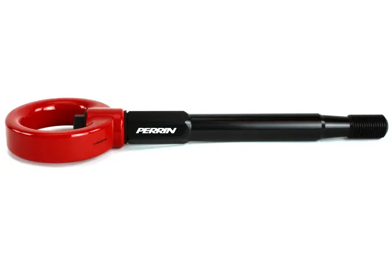Perrin 08-14 Subaru Wrx/Sti Sedan Tow Hook Kit (Rear) - Red 1