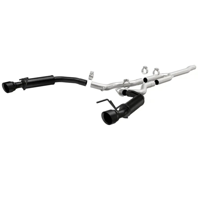 Magnaflow Cat-Back Exhaust System For 2015–2016 Ford Mustang 2.3L Ecoboost (3" Dual Split, Black Tips) 1