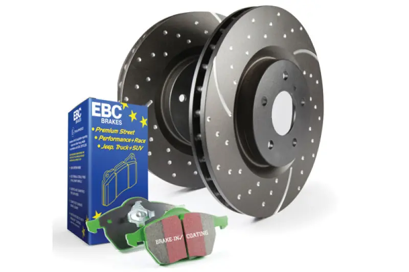 Ebc Greenstuff Brake Pad And Gd Rotor Kit For Chevrolet S10 2
