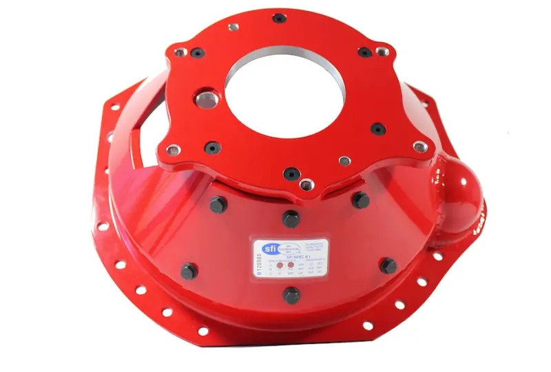 Mcleod Sfi-Certified Aluminum Bellhousing With Titanium Sleeve, Motor Plate, And Bolt Kit – Model 16.1 1
