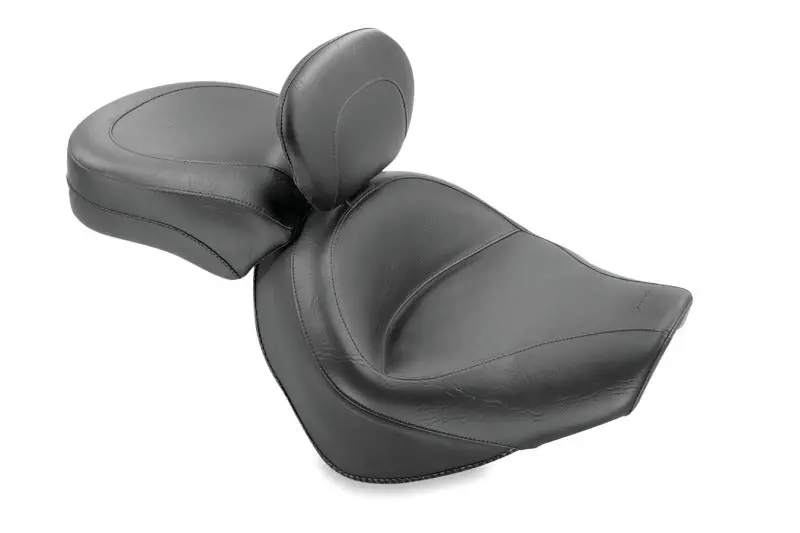 Mustang Two-Piece Touring Seat For Suzuki Boulevard C90/C90T (2005–2009) – Black With Driver Backrest 1