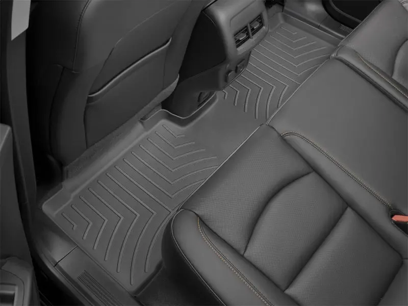 Weathertech Custom Floorliners For 2019–2024 Bmw X7 40I (7-Passenger Configuration) – Second-Row Only (Black) 1
