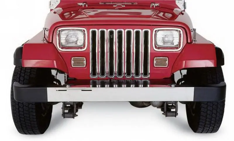 Rampage Chrome Grille Inserts For 1987–1995 Jeep Wrangler Yj 1