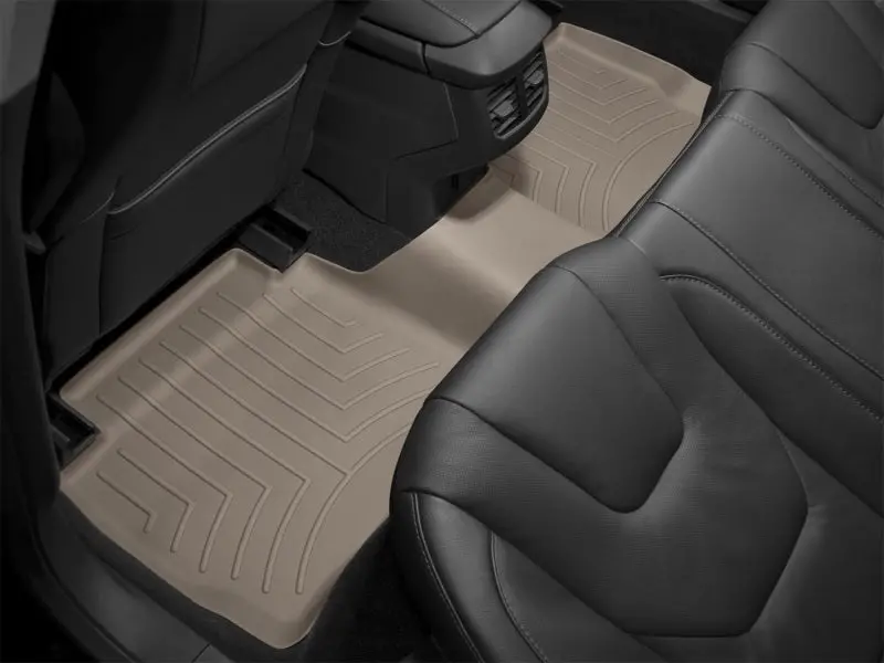 Weathertech Rear Floor Liners – Tan, Custom Fit For 2005–2011 Hyundai Accent 1