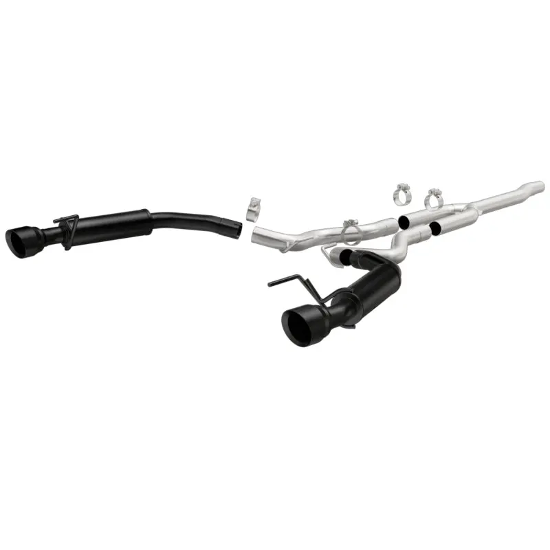 Magnaflow Cat-Back Exhaust System For 2015–2016 Ford Mustang 2.3L Ecoboost (3" Dual Split, Black Tips) 2