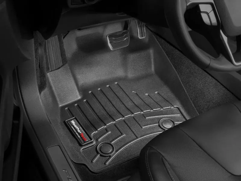 Weathertech Floorliner – Front Row, Black, Custom Molded All-Weather Protection 1