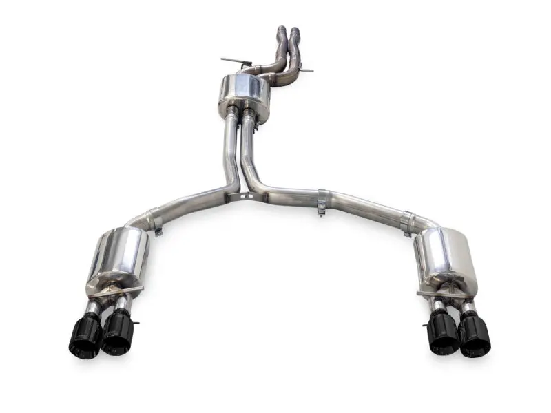 Awe Tuning C7.5 Audi A6 3.0T Touring Exhaust System With Quad Diamond-Black Tips 1