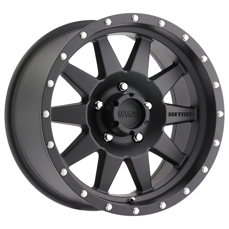 Method Mr301 Matte Black Alloy Wheel: 18X9, +18Mm Offset, 5X150 Bolt Pattern, 116.5Mm Center Bore 1