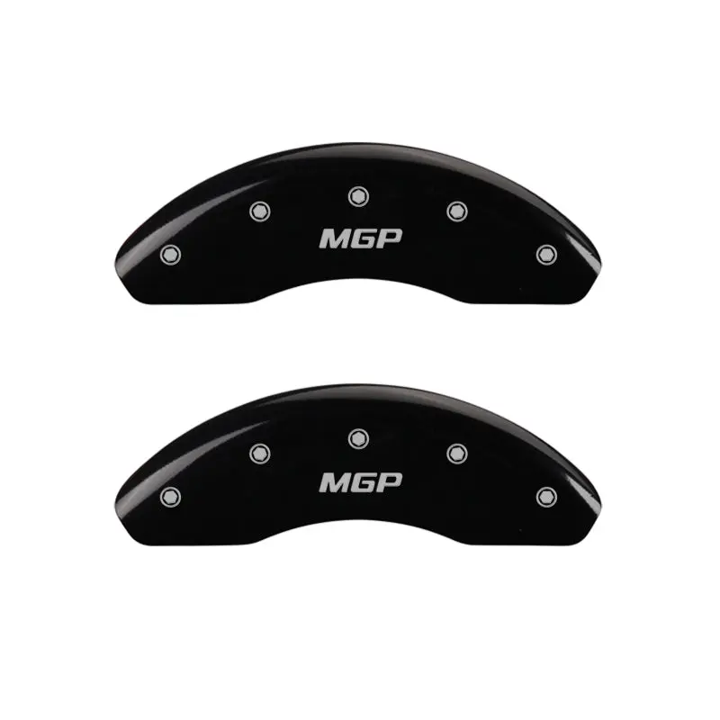 Mgp Engraved Front Brake Caliper Covers – Black Finish With Silver Chrome Accents 2