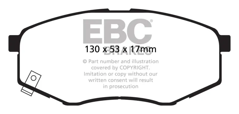 Ebc 10-15 Hyundai Tucson 2.0 Fwd Ultimax2 Front Brake Pads 2