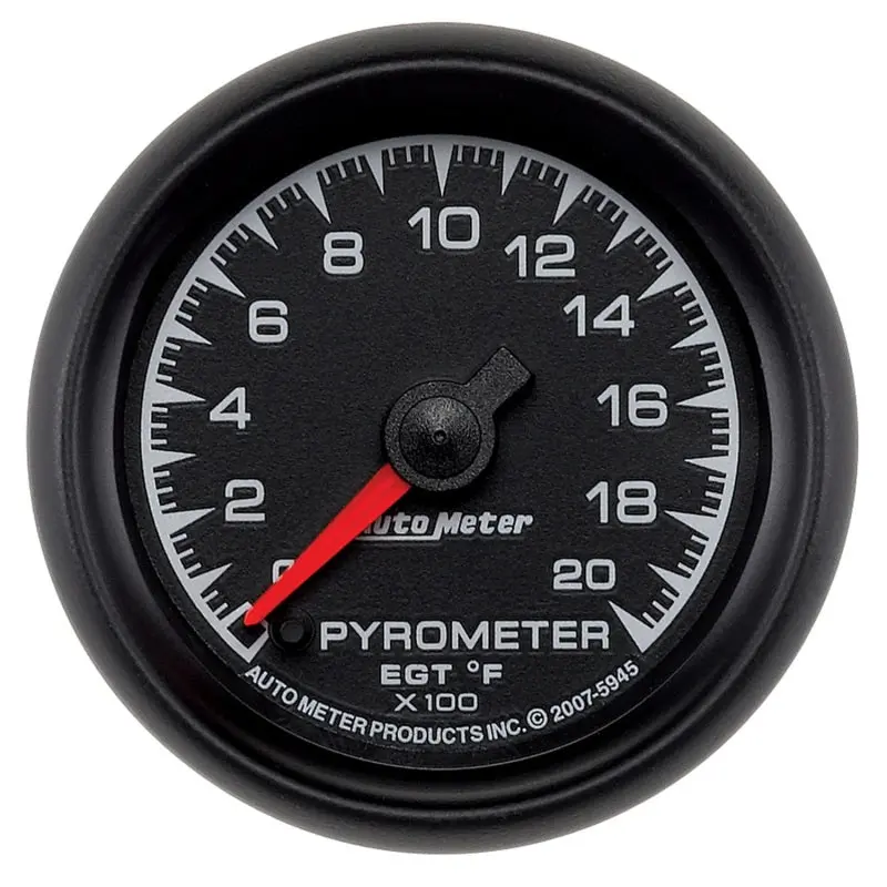 Autometer Es 52Mm Full Sweep Electronic 0-2000 Degree F Egt/Pyrometer Gauge 1