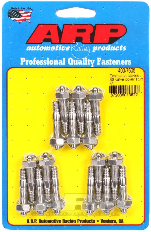 Arp Stainless Steel Valve Cover Stud Kit – Cast Aluminum Cover Compatible 1