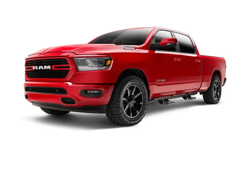 N-Fab Rkr Running Boards For 2019 Dodge Ram 1500 Crew Cab – Texas Black Finish, Cab-Length, 1.75" Step 1