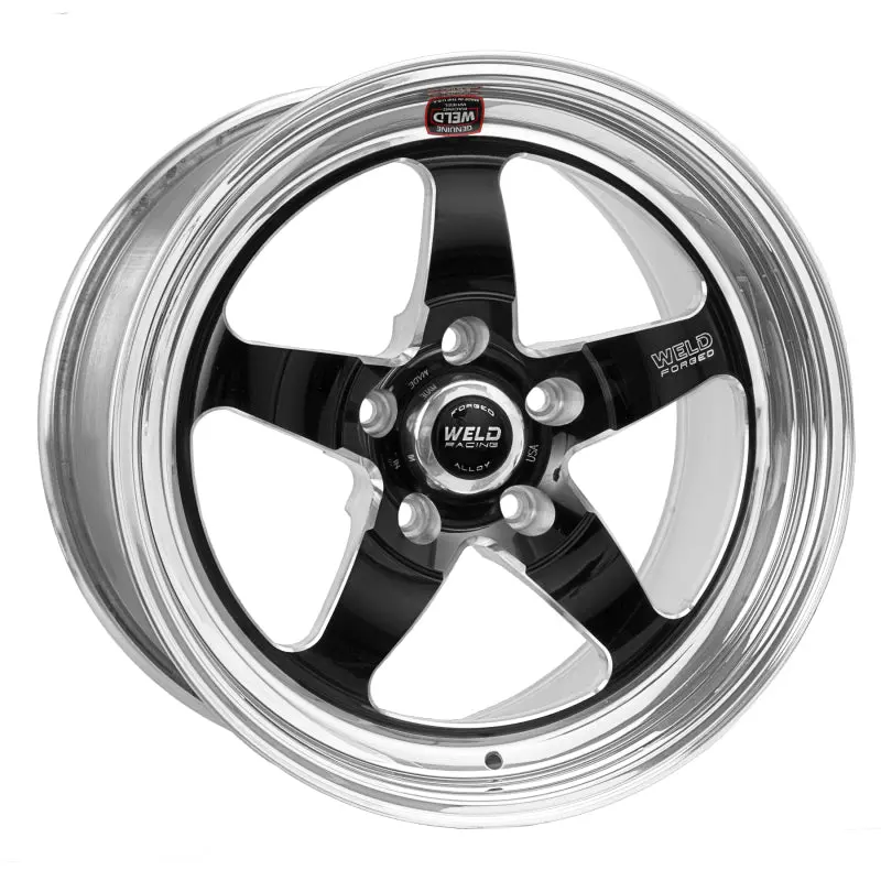 Weld S71 17×8.5″ Black Alloy Wheel – 5×4.5″ Bolt Pattern, 4.7″ Backspace, High-Pad Design, Non-Beadlock 1