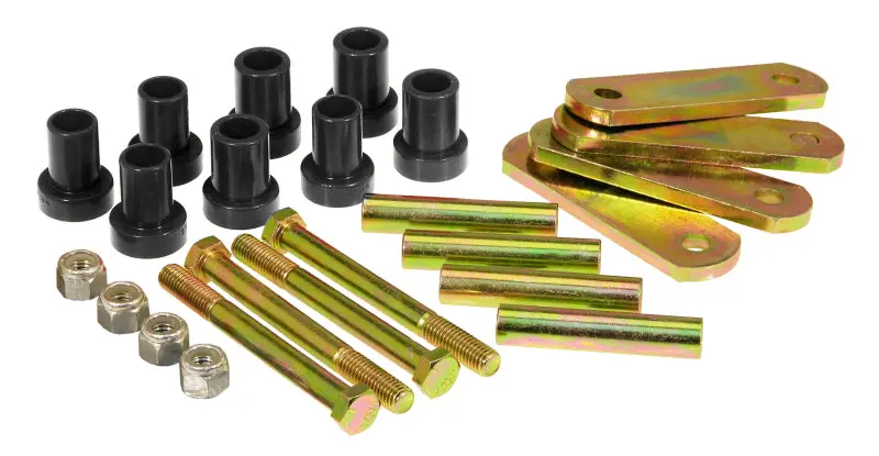 Prothane Heavy-Duty Shackle Bushings For 1963–1974 Chrysler A-Body Vehicles – Black Polyurethane 1