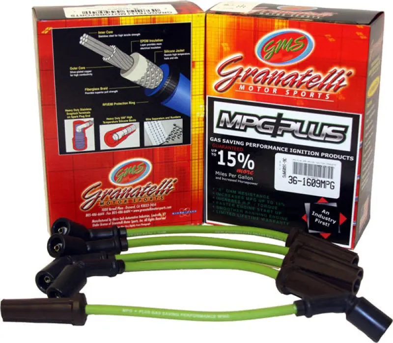 Granatelli 68-79 Chevrolet Corvette 8Cyl 7.0L/7.4L Mpg Plus Ignition Wires 1