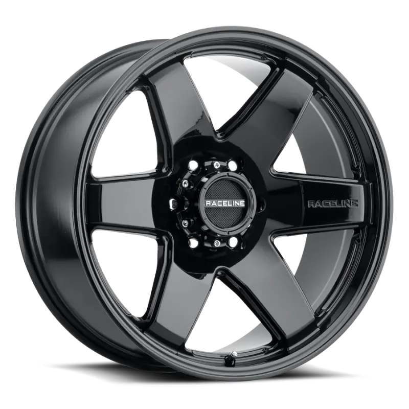 Raceline Addict Gloss Black Wheel – 20X9In, 5X139.7 Bp, 18Mm Offset, 106.5Mm Center Bore 1
