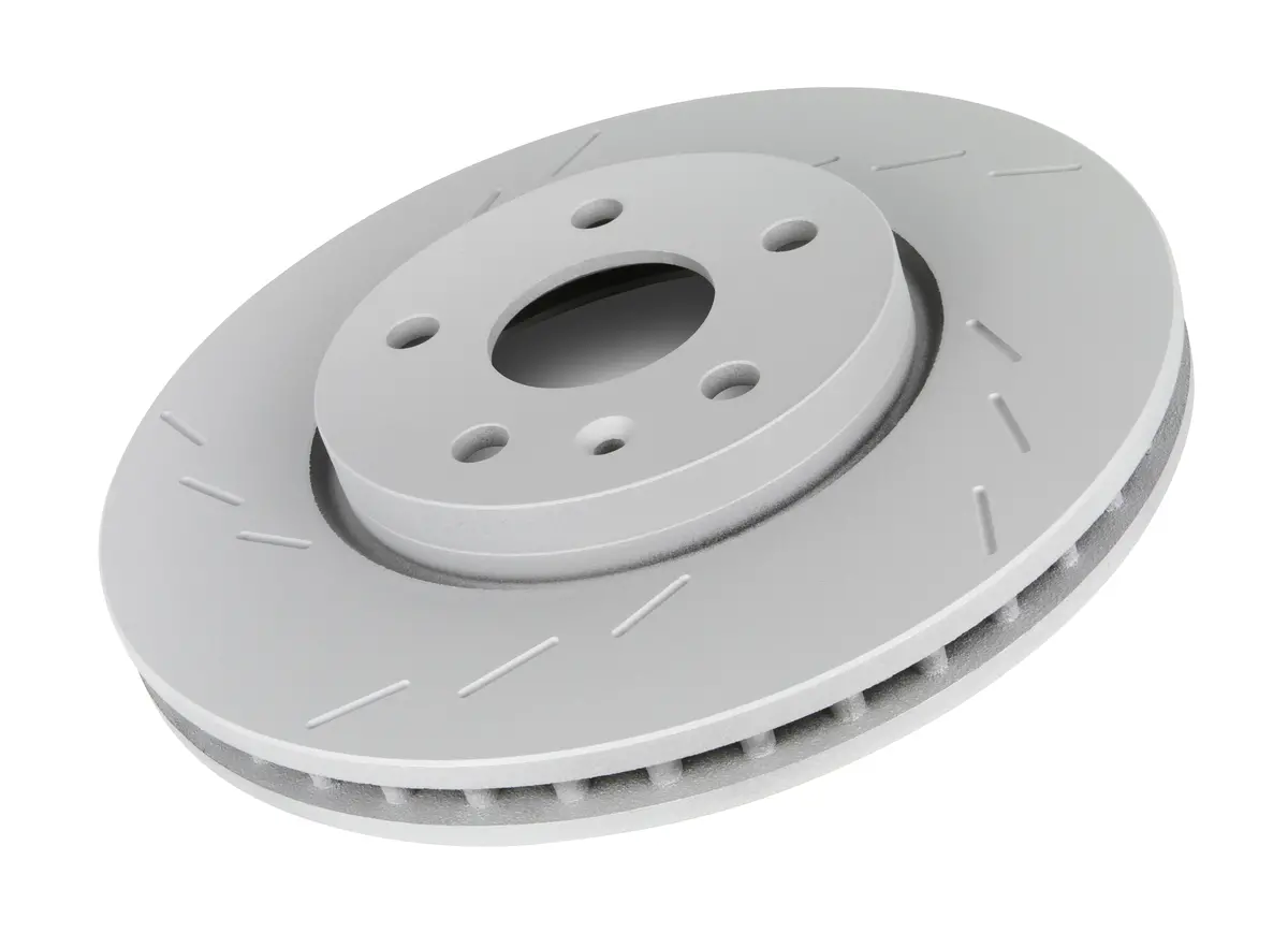 Frozen Rotors Slotted Front Brake Rotor – Part #1227 Fzr Sr – Right-Side Installation 1
