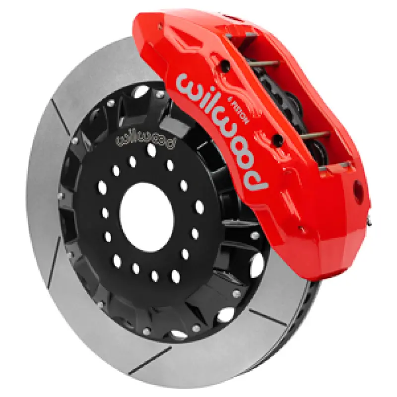 Wilwood Tx6R Front Brake Kit For 1963–1970 Chevy C10 – Includes 16-Inch Rotors, Calipers, And Lines (Red) 1