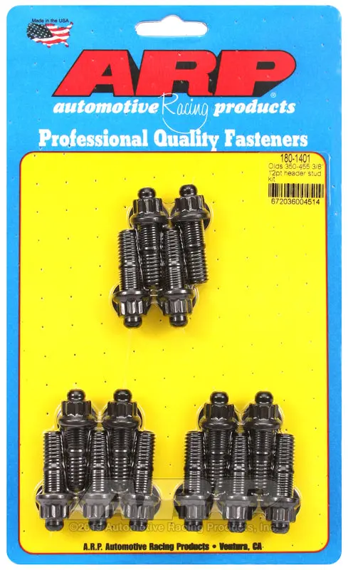 Arp Head Stud Kit For Oldsmobile 350–455 Engines – 3/8" 12-Point, High-Strength Fastening System 1