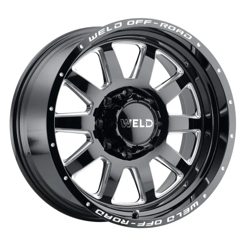 Weld Off-Road W102 20X10 Stealth 6X135 6X139.7 Et-18 Bs4.75 Gloss Black Mil 106.1 1
