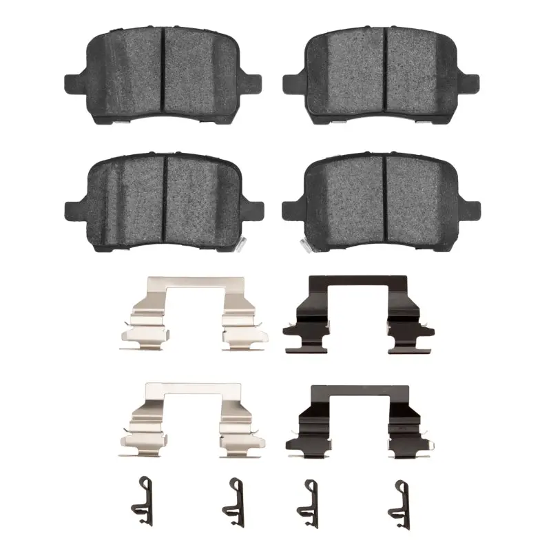 R1 Semi-Metallic Front Brake Pad & Hardware Kit For 2004–2012 Chevrolet Hhr 1