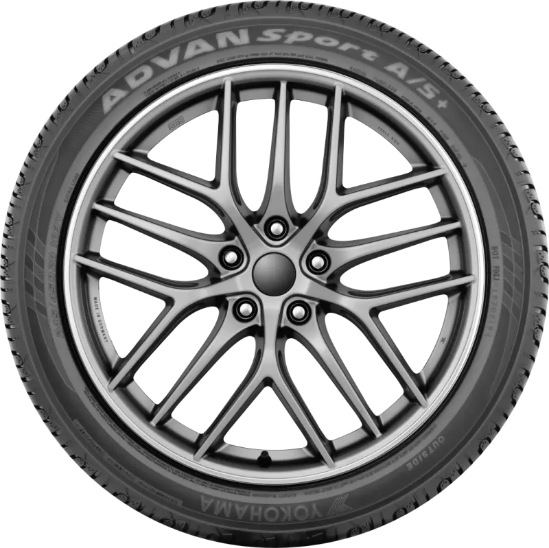 Yokohama Advan Sport A/S+ All-Season Performance Tire – 245/35R19, Load Index 93, Speed Rating Y 1