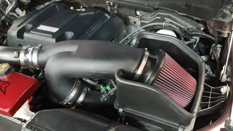 Jlt Cold Air Intake Kit For 2015–2019 Ford F-150 Ecoboost (2.7L/3.5L), Textured Black Housing With Red Filter Element 2