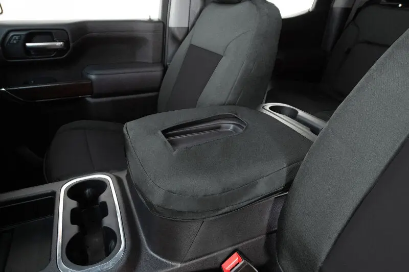 Covercraft 21-24 Chevrolet Tahoe/Suburban/ Endura Precisionfitsecond Row Seat Covers - Blk/Charcoal 2