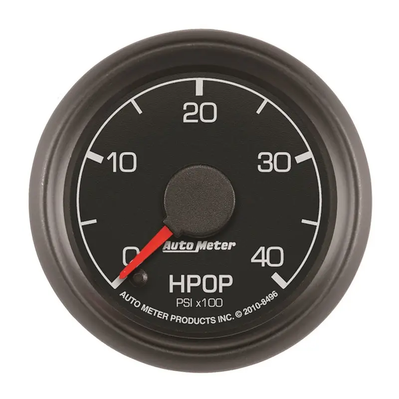 Autometer Ford-Specific Diesel Hpop Pressure Gauge – 52.4Mm Full-Sweep Electronic Display, 0–4000 Psi 1