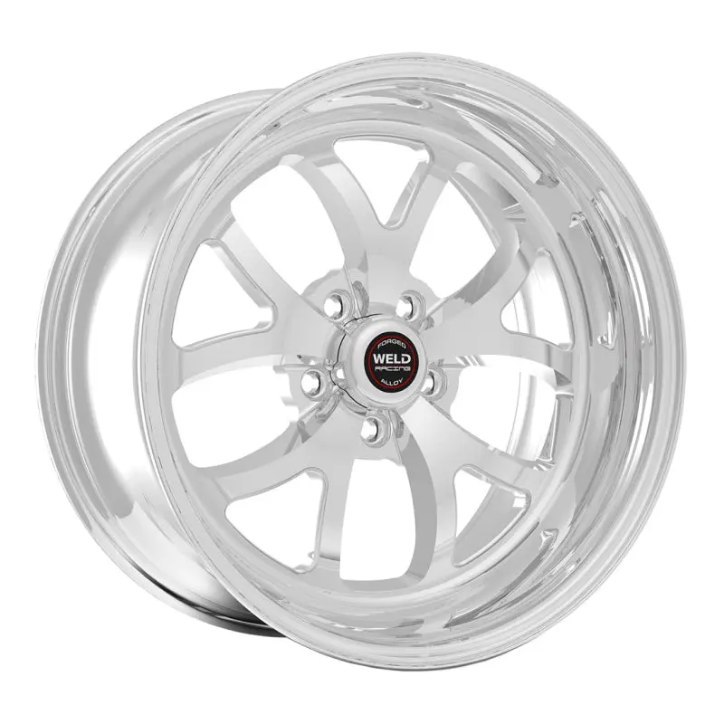 Weld Rt-S S76 Polished Aluminum Wheel: 18X9 Inches, 5X115Mm Bolt Pattern, 6.1-Inch Backspace (Non-Beadlock) 1