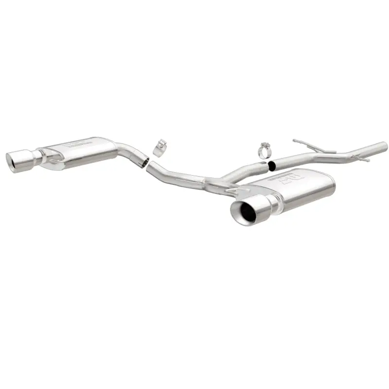 Magnaflow Dual-Split Rear Exhaust System For 2015 Audi Allroad 2.0L – 2.5" Mandrel-Bent Stainless Steel With 4" Tips 2