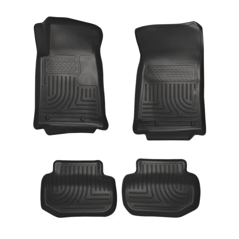 Husky Liners Weatherbeater Floor Mat Combo – Black, Designed For 2010–2012 Chevrolet Camaro 1