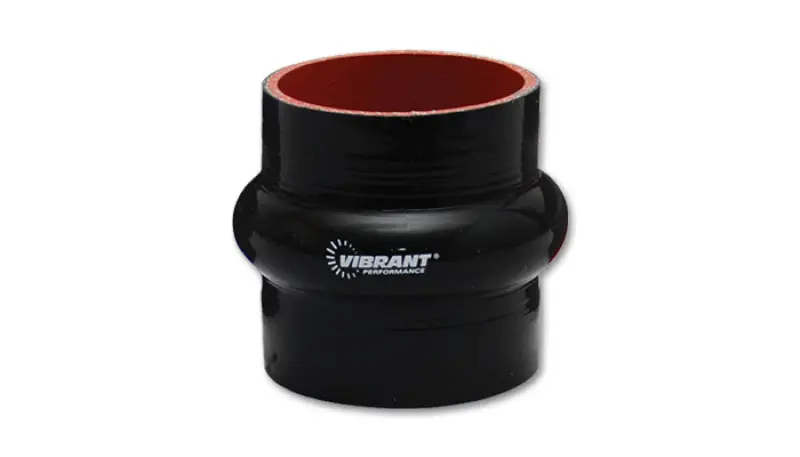 Vibrant Silicone  Hump Hose Coupler 2.375In Id X 3.00In Long - Black 1