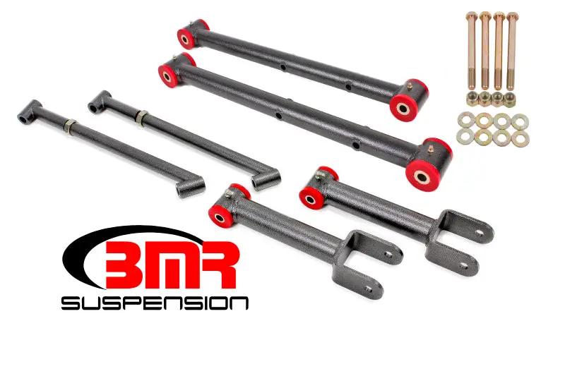 Bmr Non-Adjustable Rear Suspension Kit For 1968–1972 A-Body Vehicles – Black Hammer Tone Finish 1