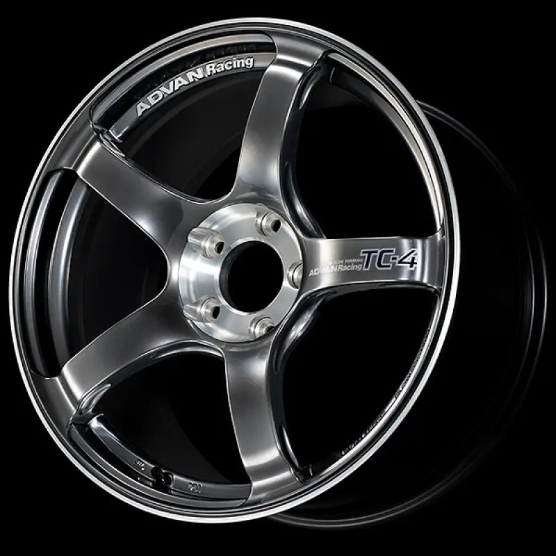 Advan Tc-4 Se Racing Wheel — 16×5.5", +38 Offset, 4×100, 63Mm Bore, Hyper Black & Diamond Cut 1