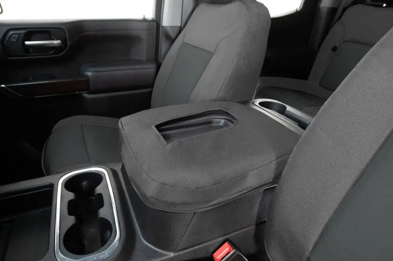Covercraft Endura Precisionfit Third Row Seat Covers For 2011–2024 Dodge Durango – Silver/Charcoal 1