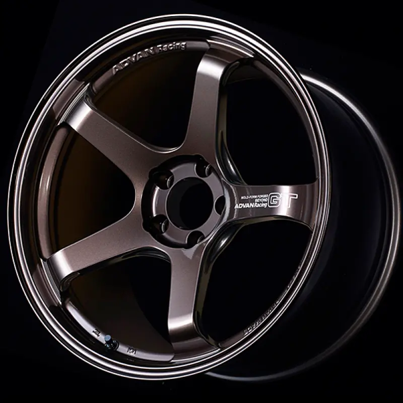Advan Gt Beyond Racing Wheel – 19X9.5 Inches, +22 Offset, 5X120 Bolt Pattern, Copper Bronze Finish 1