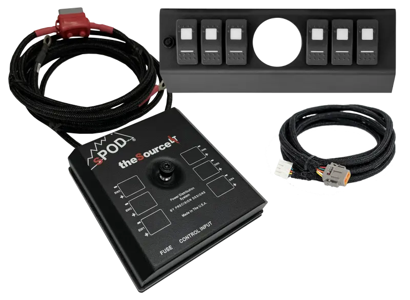 Spod Led Switch Panel For 2007–2008 Jeep Wrangler Jk – 2-1/16 Inch Opening, Lt-Style Mounting 1