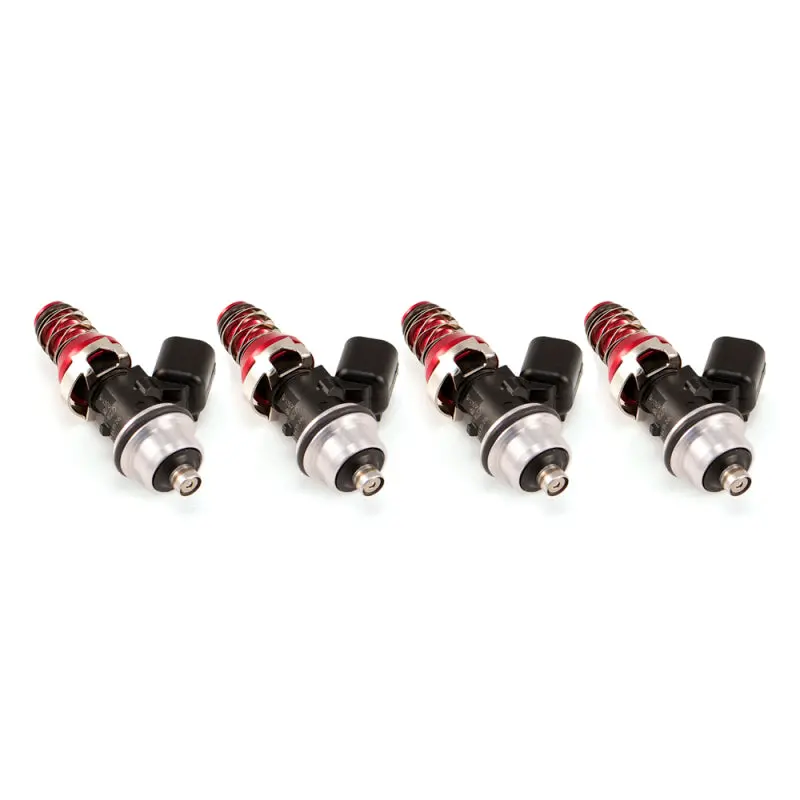 Injector Dynamics Id1050X Fuel Injectors – 11Mm Body, Red Anodized, W/ S2K Lower Adaptors (Set Of 4) 1