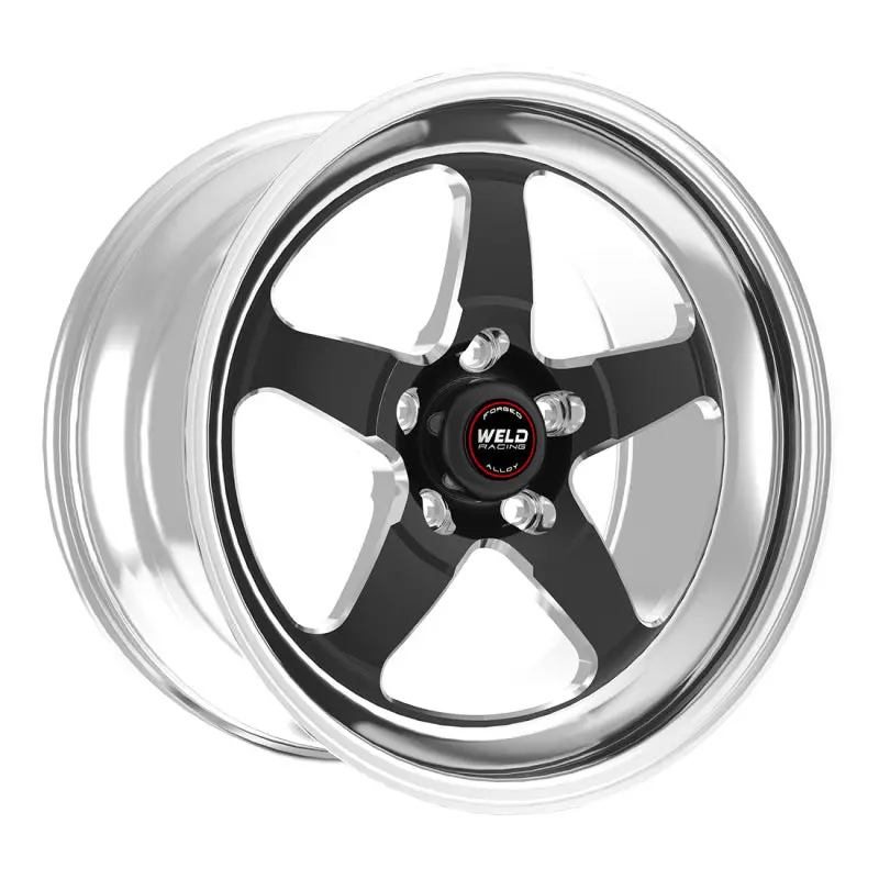 Weld S71 Black Non-Beadlock Wheel – 17X8, 5X4.5 Bolt Pattern, 6.3In Backspace, Medium Pad 2