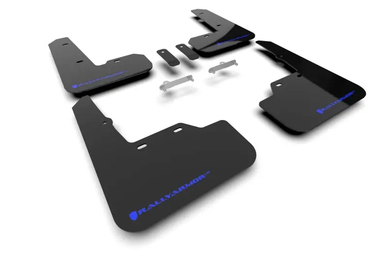 Rally Armor Ur Mud Flaps For 2022 Subaru Wrx – Black With Blue Logo 1