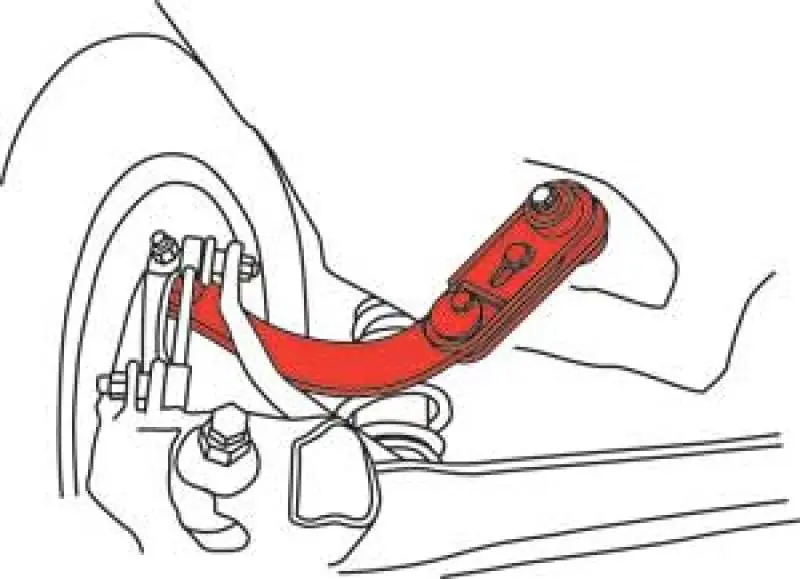 Spc Performance Rear Camber Adjustment Arms For 2007–2010 Dodge Caliber And Jeep Patriot 2